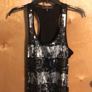 Black and Silver sequins